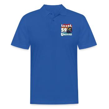 Gaming Birthday Level 69 Unlocked Gamer - Men's Polo Shirt - royal blue - Front - Kai (181cm)
