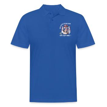 Enterrement de vie de garçon Mariée Enterrement de vie de jeune fille Grondement de femmes - Polo Homme - bleu royal - Devant - Kai (181cm)
