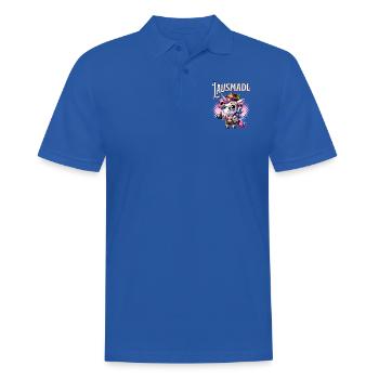 Tracht Damen Outfit Dirndl Ersatz Lausmadl - Men's Polo Shirt - royal blue - Front - Kai (181cm)