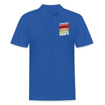 28 Year Old Vintage 1997 Birthday - Men's Polo Shirt - royal blue - Front - Kai (181cm)