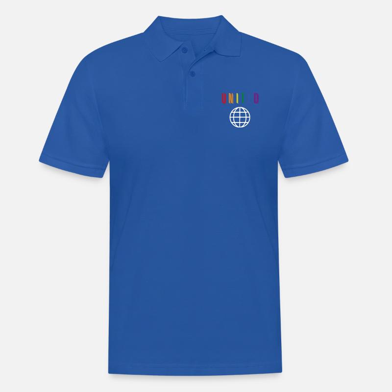 United - Echo - Front only - Männer Poloshirt - Royalblau