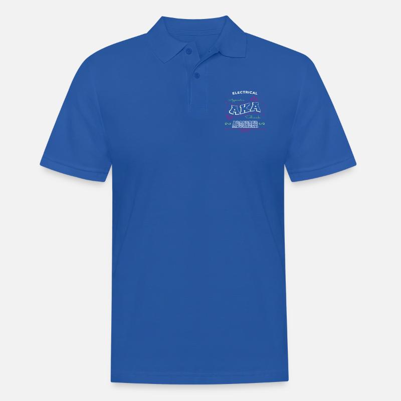 electrical engineering electrical engineer lineman - Men's Polo Shirt - royal blue