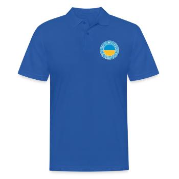 puck futin logo design - Men's Polo Shirt - royal blue - Front - Kai (181cm)