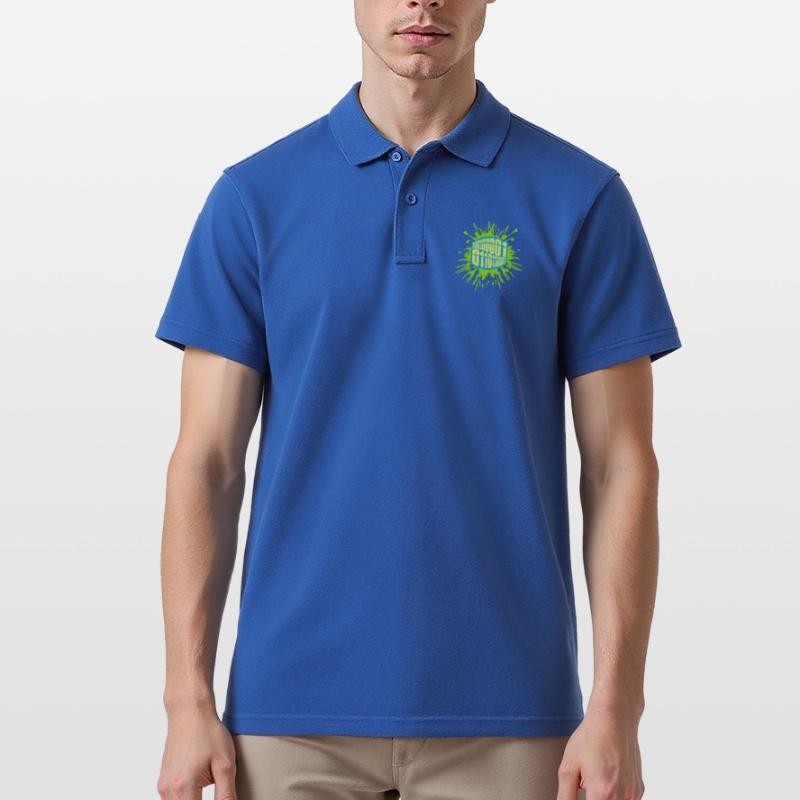 Binary Code Program Language Men's Polo Shirt