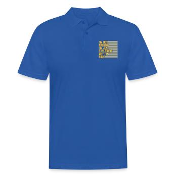 I m not arguing - Men's Polo Shirt - royal blue - Front - Kai (181cm)
