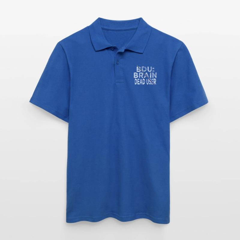 quote computer science analyst hacking coder Männer Poloshirt