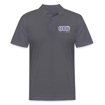 Sprüche - Männer Poloshirt - Anthrazit - Vorne - Nico (186cm)