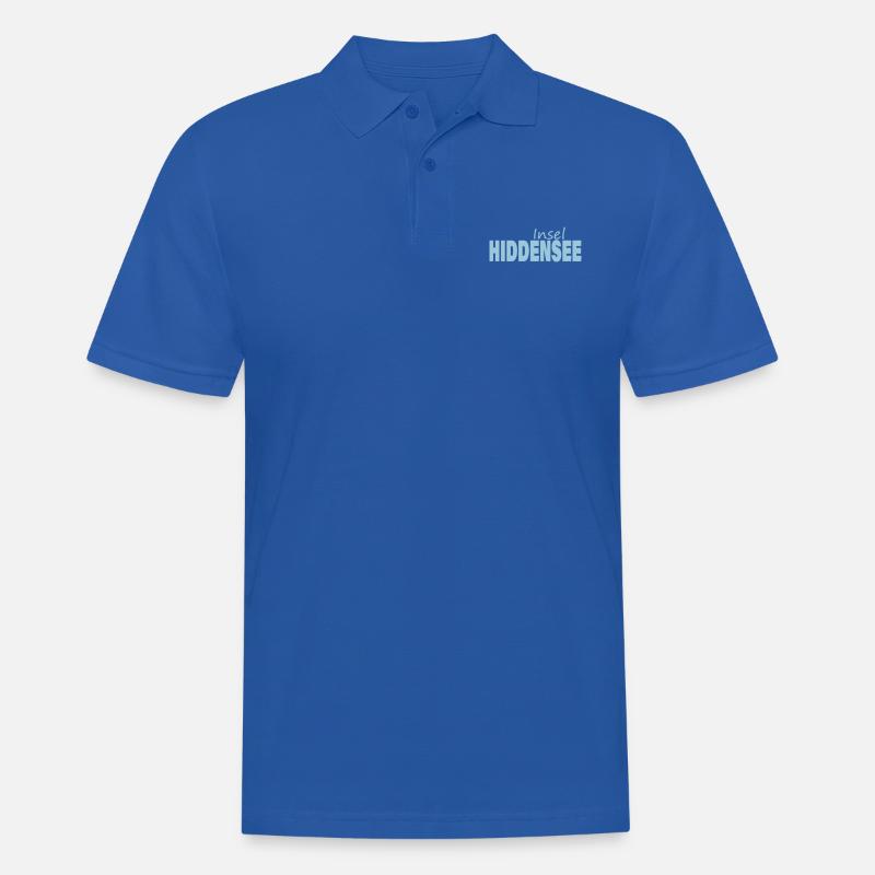 HIDDENSEE - Männer Poloshirt - Royalblau