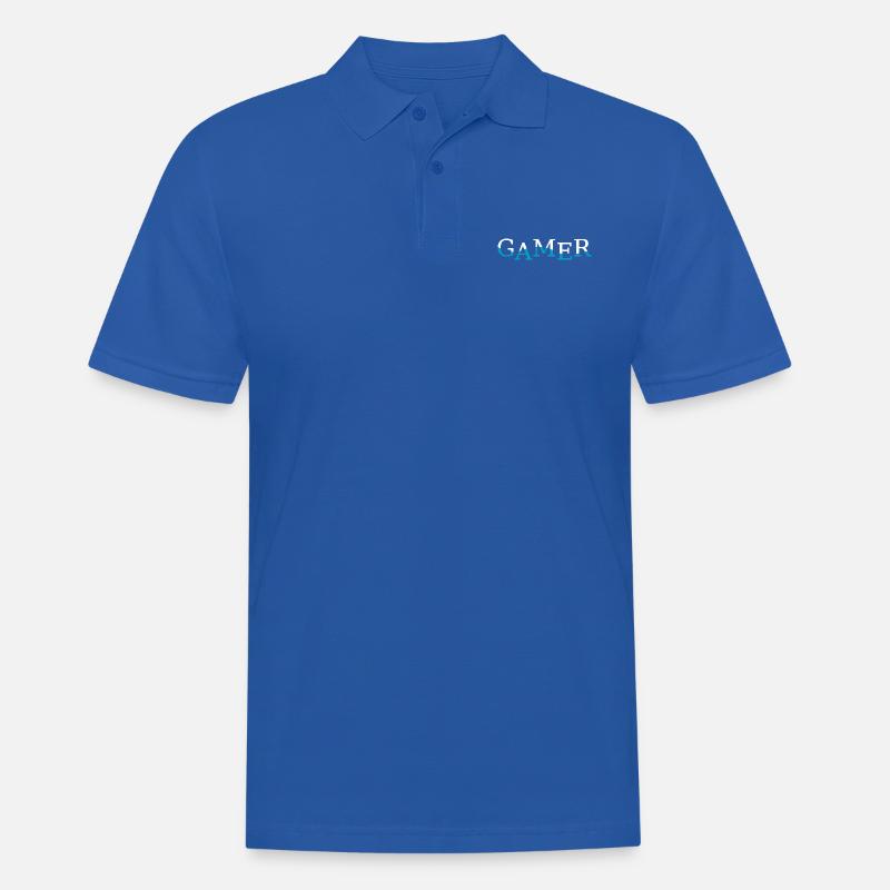 Game Gaming PC - Männer Poloshirt - Royalblau