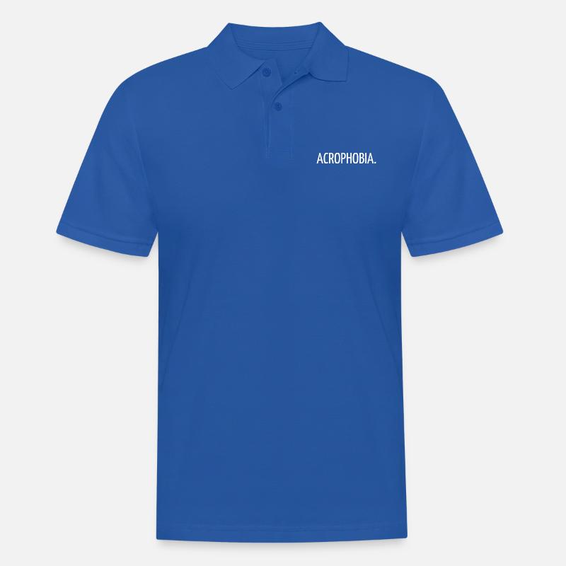 Höhenangst - Männer Poloshirt - Royalblau