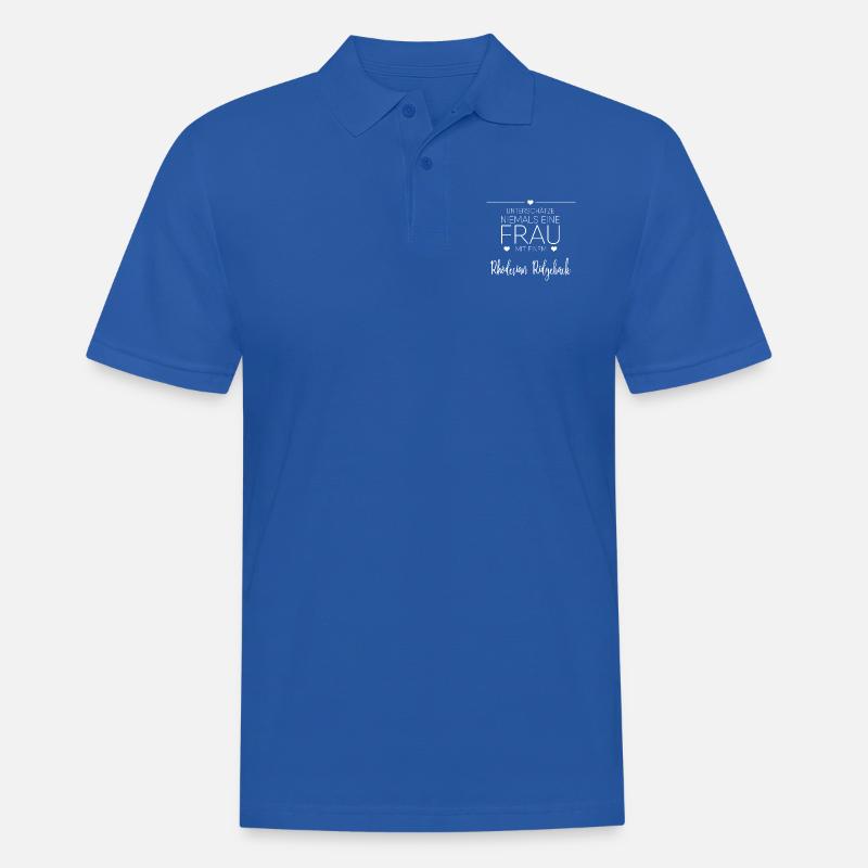 Rhodesian Ridgeback Geschenk - Männer Poloshirt - Royalblau