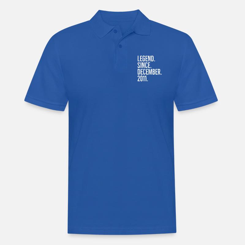 Legende seit Dezember 2011 - Männer Poloshirt - Royalblau