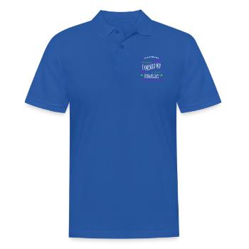 Ecrivains Littérature Citation de l’auteur BMX Bday Écrivain - Polo Homme - bleu royal - Devant - Kai (181cm)