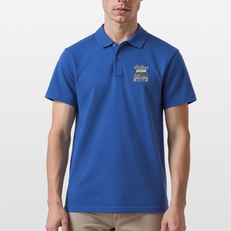 Königspython Mama Banana Ball Python Mutter Men's Polo Shirt