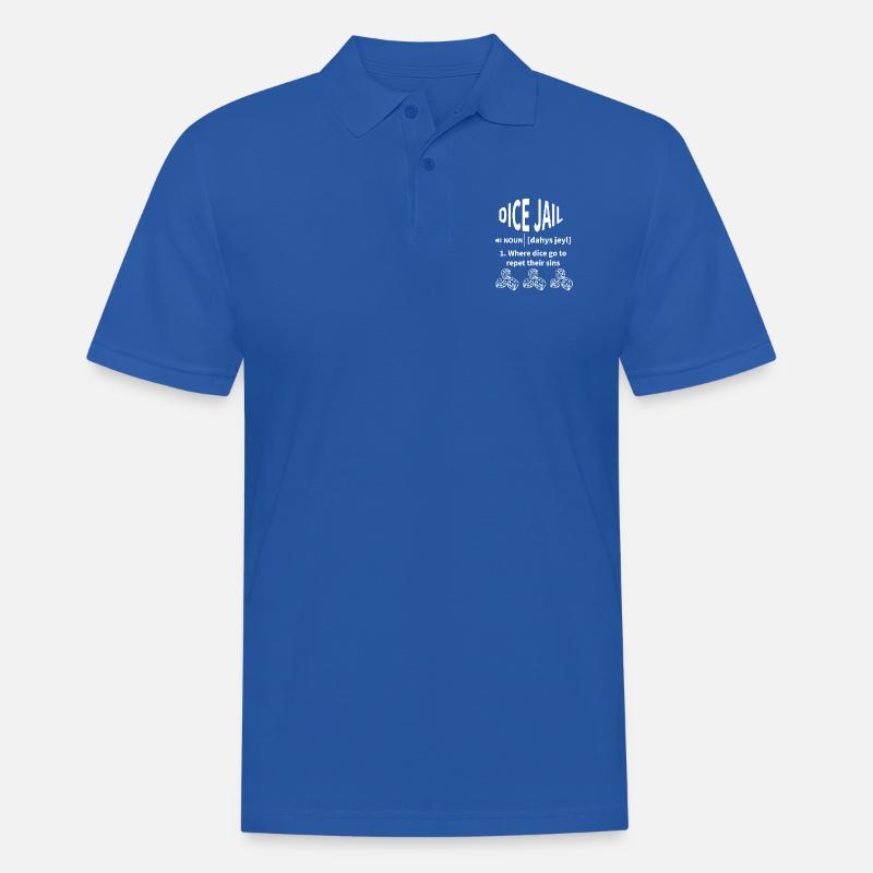 boardgame chess backgammon game night - Männer Poloshirt - Royalblau