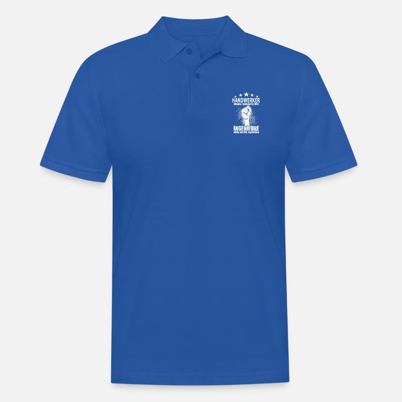 handwerker - Männer Poloshirt - Royalblau