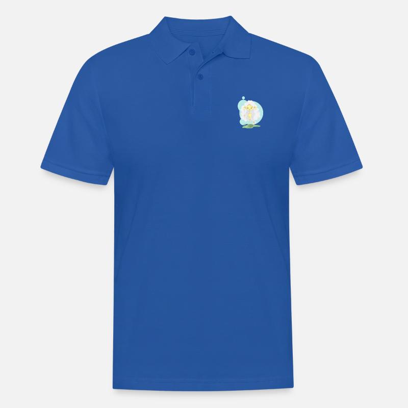 Gänseblümchen - Männer Poloshirt - Royalblau