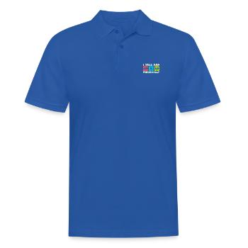 Je raconte des blagues à papa périodiquement élément Groovy - Polo Homme - bleu royal - Devant - Kai (181cm)