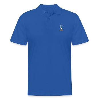 Silly Goose - Männer Poloshirt - Royalblau - Vorne - Kai (181cm)