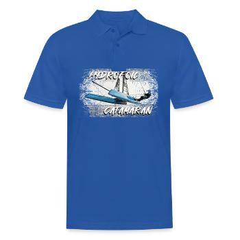 Hydroptère catamaran - Polo Homme - bleu royal - Devant - Kai (181cm)