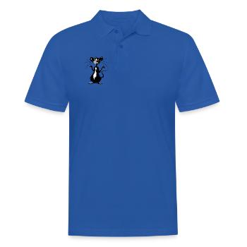 Süßer Schelm: Born to shine - Männer Poloshirt - Royalblau - Vorne - Kai (181cm)