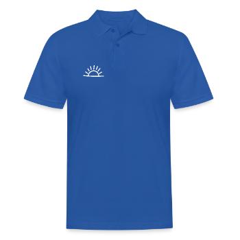 Sonne - Männer Poloshirt - Royalblau - Vorne - Kai (181cm)