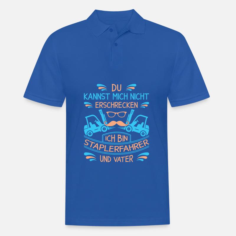 Lagerarbeiter Logistiker Stapler Staplerfahrer - Männer Poloshirt - Royalblau