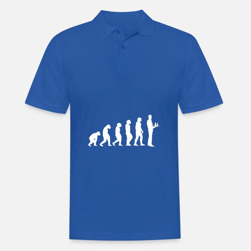 Evolution Kellner - Männer Poloshirt - Royalblau
