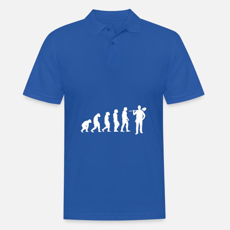 Evolution Betonbauer - Männer Poloshirt - Royalblau