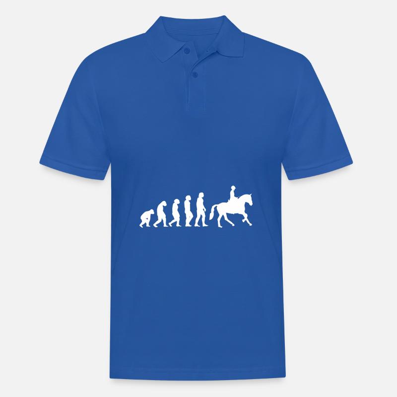Evolution Reiter - Männer Poloshirt - Royalblau