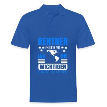Rentner Rente Rentenbeginn Südamerika - Männer Poloshirt - Royalblau - Vorne - Kai (181cm)