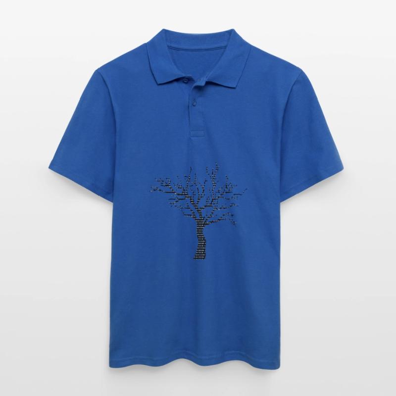 Binary Tree Admin Hacker Coder Programmierer Männer Poloshirt