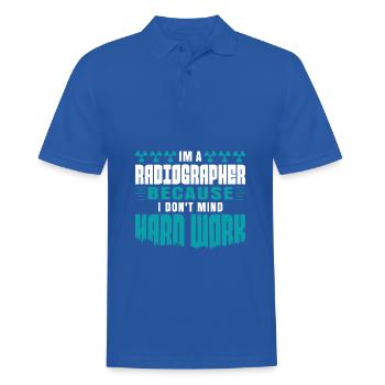 I'm the radiographer I make the rules - Männer Poloshirt - Royalblau - Vorne - Kai (181cm)