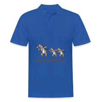 Schwanger werdene Mutter Zwillinge Esel - Männer Poloshirt - Royalblau - Vorne - Kai (181cm)