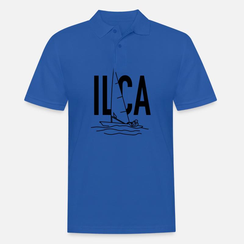 ILCA-Laser - Männer Poloshirt - Royalblau