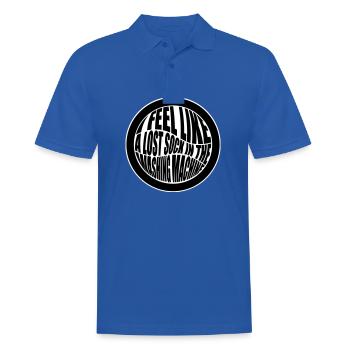 I feel like a lost sock in the washing machine - Männer Poloshirt - Royalblau - Vorne - Kai (181cm)