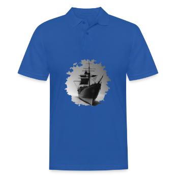 Bateau - Polo Homme - bleu royal - Devant - Kai (181cm)