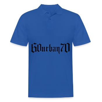 60urban70 - Men's Polo Shirt - royal blue - Front - Kai (181cm)