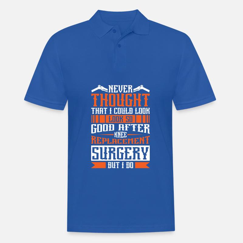 I could look so good after Knee Replacement - Männer Poloshirt - Royalblau