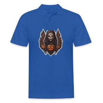 Zombie d’Halloween - Polo Homme - bleu royal - Devant - Kai (181cm)