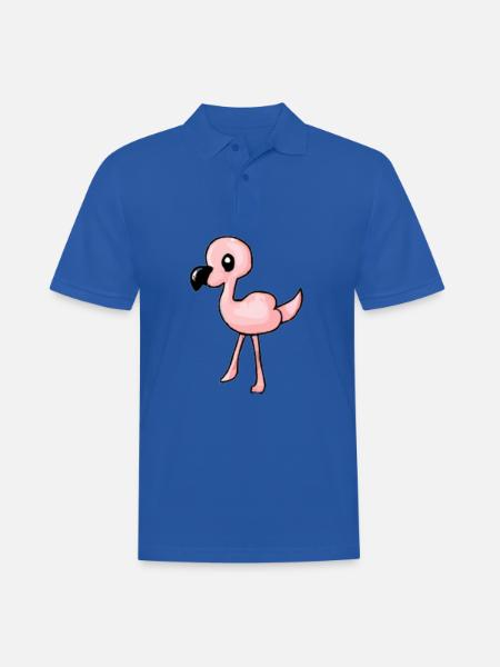Flamingo gift idea pink - Men's Polo Shirt - royal blue