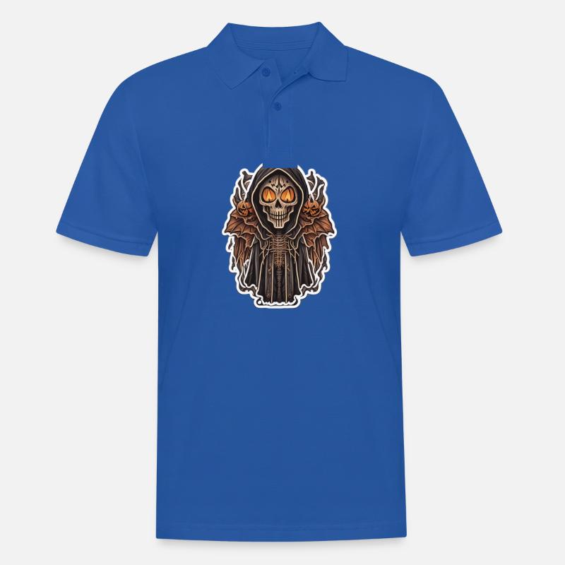 Dracula - Männer Poloshirt - Royalblau