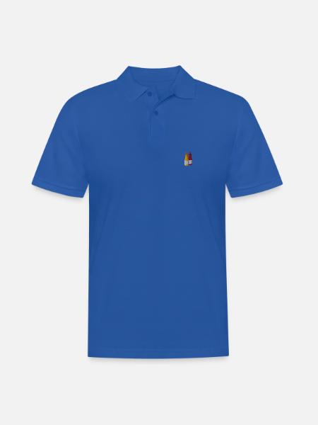 Ketchup and mustard embroidered - Men's Polo Shirt - royal blue