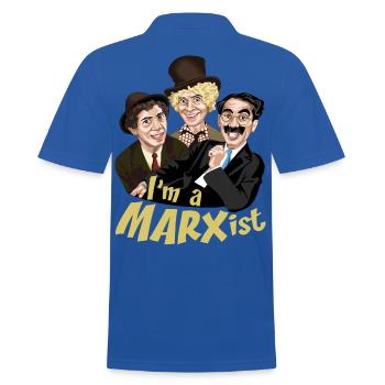 Je suis un marxiste - Polo Homme - bleu royal - Dos - Kai (181cm)