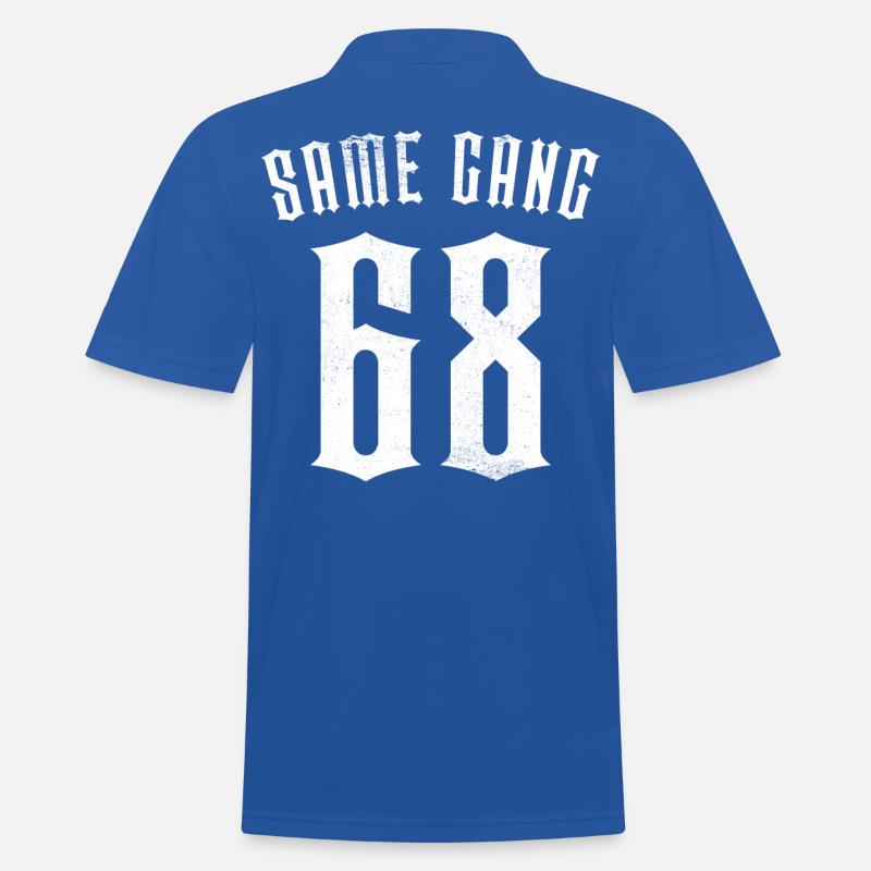 Same Gang 68 Mannheim - Männer Poloshirt - Royalblau