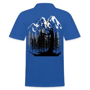 Natur Wildnis Gebirge Wild Wald Umwelt Naturschutz - Männer Poloshirt - Royalblau - Hinten - Kai (181cm)