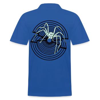 Spider Fantasy Spider Web Animaux de compagnie Enfants Cool - Polo Homme - bleu royal - Dos - Kai (181cm)