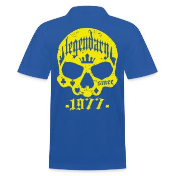 Légendaire depuis 1977 - Polo Homme - bleu royal - Dos - Kai (181cm)