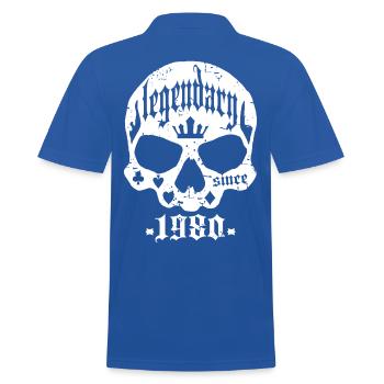 Légendaire depuis 1980 - Polo Homme - bleu royal - Dos - Kai (181cm)