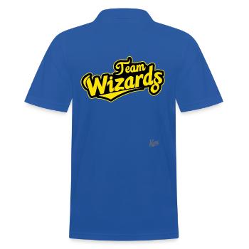 Simple membre de l'équipe Wizard - Polo Homme - bleu royal - Dos - Kai (181cm)